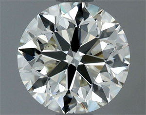 Picture of Natural Diamond 1.00 Carats, Round with Very Good Cut, J Color, VS2 Clarity and Certified by IGI