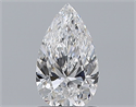 Diamante Natural 0.90 quilates, De pera , Color D, claridad VVS2 y certificado GIA