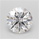Lab Grown Diamond 1.26 Carats, Round with Ideal Cut, D Color, IF Clarity and Certified by IGI