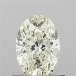 Foto Diamante Natural 0.50 quilates, Ovalado , Color K, claridad SI1 y certificado IGI de