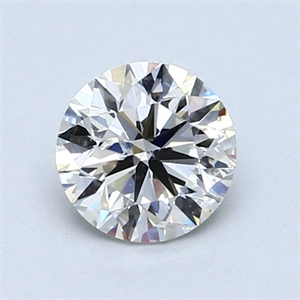 Picture of Natural Diamond 1.01 Carats, Round with Very Good Cut, H Color, I1 Clarity and Certified by GIA