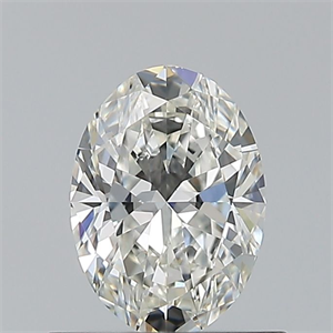 Picture of Natural Diamond 0.60 Carats, Oval with  Cut, H Color, VS1 Clarity and Certified by GIA