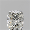 Diamante Natural 0.77 quilates, Del cojín , Color I, claridad VVS1 y certificado GIA