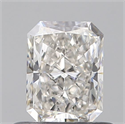 Natural Diamond 0.59 Carats, Radiant with  Cut, G Color, VVS2 Clarity and Certified by GIA