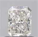 Natural Diamond 0.59 Carats, Radiant with  Cut, G Color, VVS2 Clarity and Certified by GIA