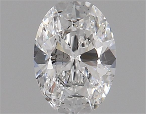Foto Diamante Natural 0.40 quilates, Ovalado , Color D, claridad SI1 y certificado GIA de