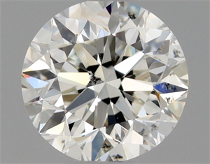Picture of Natural Diamond 0.40 Carats, Round with Very Good Cut, I Color, SI2 Clarity and Certified by GIA