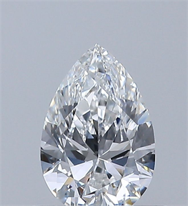 Picture of Natural Diamond 0.50 Carats, Pear with  Cut, E Color, VS2 Clarity and Certified by GIA