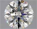 Diamante Natural 0.91 quilates, Redondo , Color H, claridad VS2 y certificado GIA