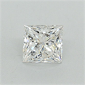 Diamante Natural 0.50 quilates, Princesa , Color E, claridad SI1 y certificado GIA