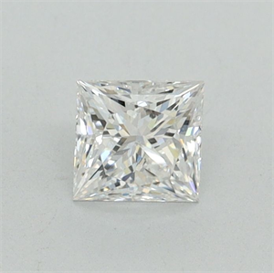 Foto Diamante Natural 0.50 quilates, Princesa , Color E, claridad SI1 y certificado GIA de