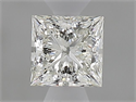 Diamante Natural 0.50 quilates, Princesa , Color H, claridad VVS1 y certificado IGI