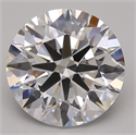 Lab Grown Diamond 7.12 Carats, Round with Excellent Cut, D Color, IF Clarity and Certified by GIA