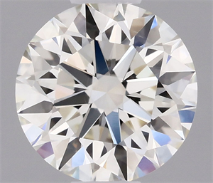 Picture of Natural Diamond 0.44 Carats, Round with Excellent Cut, J Color, VS1 Clarity and Certified by IGI