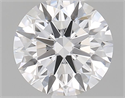 Natural Diamond 0.42 Carats, Round with Excellent Cut, D Color, VS1 Clarity and Certified by GIA