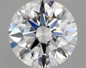 Foto Diamante Natural 0.45 quilates, Redondo , Color F, claridad VVS1 y certificado GIA de