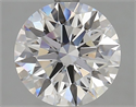 Lab Grown Diamond 2.88 Carats, Round with Excellent Cut, D Color, VVS1 Clarity and Certified by GIA