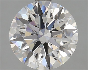 Picture of Lab Grown Diamond 2.88 Carats, Round with Excellent Cut, D Color, VVS1 Clarity and Certified by GIA