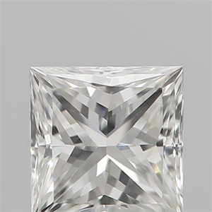 Picture of Natural Diamond 0.23 Carats, Princess with  Cut, F Color, VVS2 Clarity and Certified by IGI