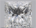 Diamante Natural 0.42 quilates, Princesa , Color E, claridad VVS1 y certificado GIA