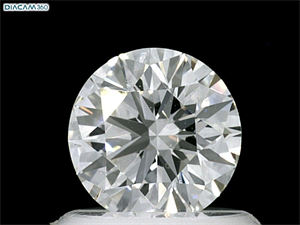 Picture of Natural Diamond 0.72 Carats, Round with Excellent Cut, H Color, VVS1 Clarity and Certified by GIA