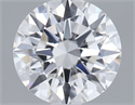 Lab Grown Diamond 1.01 Carats, Round with Excellent Cut, D Color, VVS1 Clarity and Certified by IGI