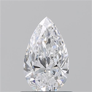 Picture of Natural Diamond 0.70 Carats, Pear with  Cut, D Color, VS1 Clarity and Certified by GIA