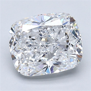 Foto Diamante Natural 2.51 quilates, Del cojín , Color D, claridad VS2 y certificado GIA de