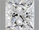 Natural Diamond 2.92 Carats, Princess with  Cut, F Color, VS1 Clarity and Certified by GIA