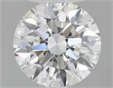 Diamante Natural 0.47 quilates, Redondo , Color F, claridad VVS2 y certificado GIA