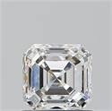 Diamante Natural 1.01 quilates, Asscher , Color H, claridad VS1 y certificado GIA