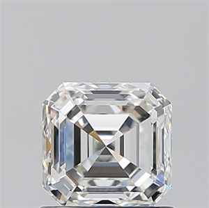 Foto Diamante Natural 1.01 quilates, Asscher , Color H, claridad VS1 y certificado GIA de