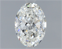 Diamante Natural 0.73 quilates, Ovalado , Color H, claridad VVS2 y certificado GIA