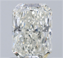 Natural Diamond 1.01 Carats, Radiant with  Cut, H Color, VS2 Clarity and Certified by IGI