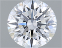 Lab Grown Diamond 1.21 Carats, Round with Ideal Cut, D Color, VVS2 Clarity and Certified by IGI