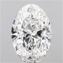 Diamante Natural 3.03 quilates, Ovalado , Color F, claridad IF y certificado GIA