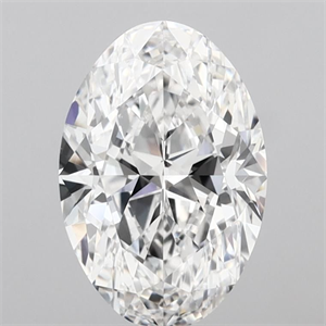 Foto Diamante Natural 3.03 quilates, Ovalado , Color F, claridad IF y certificado GIA de