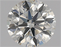 Natural Diamond 0.90 Carats, Round with Excellent Cut, I Color, SI1 Clarity and Certified by GIA