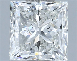 Picture of Natural Diamond 1.01 Carats, Princess with  Cut, G Color, VS1 Clarity and Certified by IGI