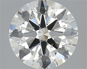 Foto Diamante Natural 2.51 quilates, Redondo , Color L, claridad SI1 y certificado GIA de