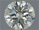 Natural Diamond 0.80 Carats, Round with Excellent Cut, K Color, VVS1 Clarity and Certified by IGI