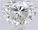 Natural Diamond 0.50 Carats, Heart with  Cut, K Color, SI1 Clarity and Certified by GIA