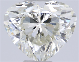 Picture of Natural Diamond 0.50 Carats, Heart with  Cut, K Color, SI1 Clarity and Certified by GIA