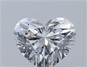 Natural Diamond 0.35 Carats, Heart with  Cut, E Color, VS1 Clarity and Certified by GIA