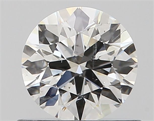 Foto Diamante Natural 0.59 quilates, Redondo , Color H, claridad SI2 y certificado GIA de