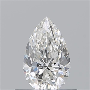 Foto Diamante Natural 0.53 quilates, De pera , Color G, claridad VVS2 y certificado GIA de