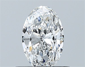 Picture of Natural Diamond 0.40 Carats, Oval with  Cut, D Color, VVS2 Clarity and Certified by GIA