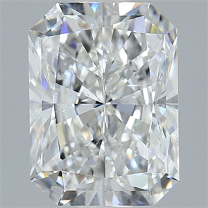 Foto Diamante Natural 1.80 quilates, Radiante , Color F, claridad SI2 y certificado GIA de