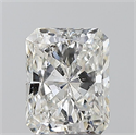 Natural Diamond 1.50 Carats, Radiant with  Cut, H Color, SI2 Clarity and Certified by GIA
