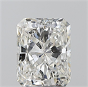 Natural Diamond 1.50 Carats, Radiant with  Cut, H Color, SI2 Clarity and Certified by GIA